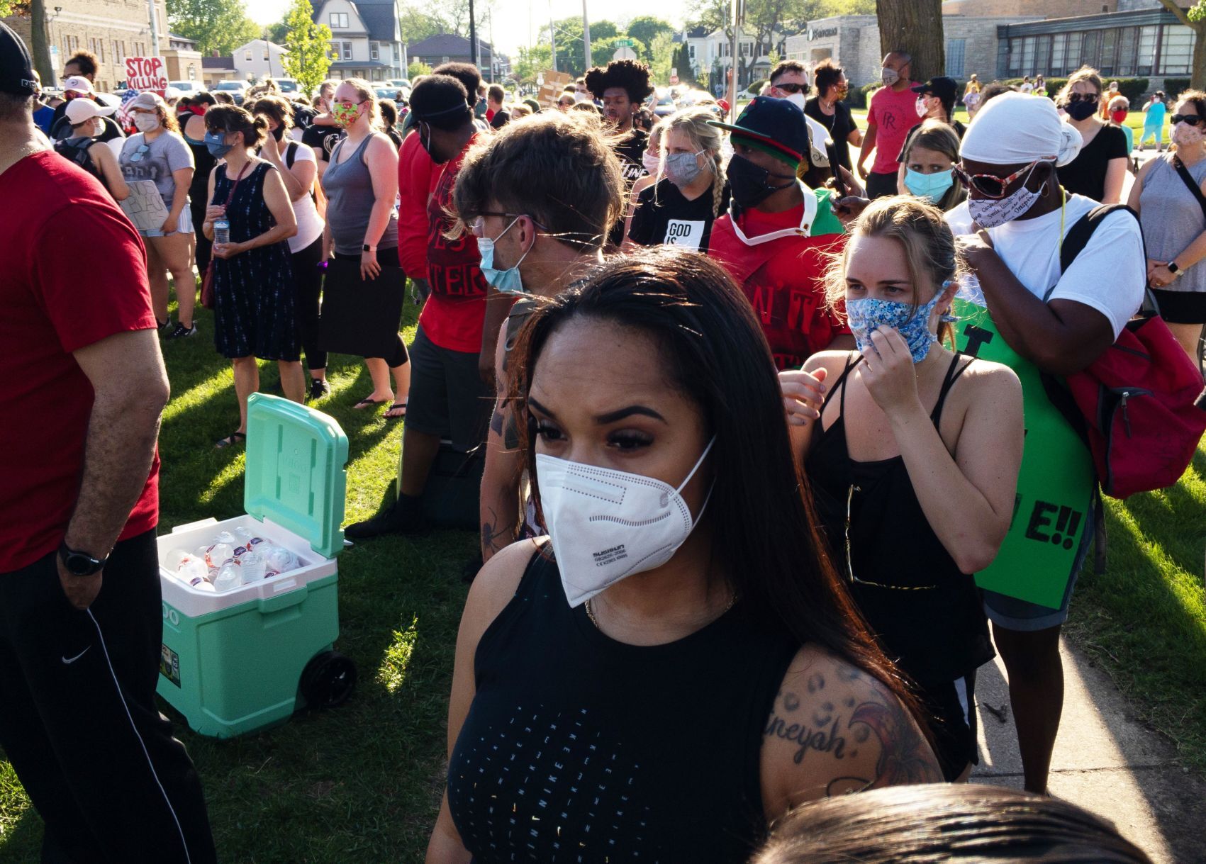 Tuesday protest